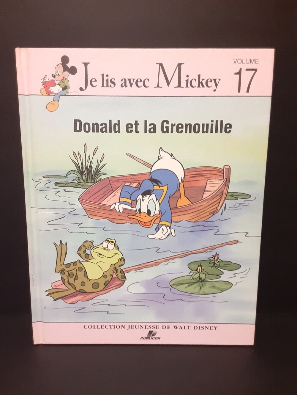 Vintage 1991 French Walt Disney Donald et la Grenouille Book Volume 17